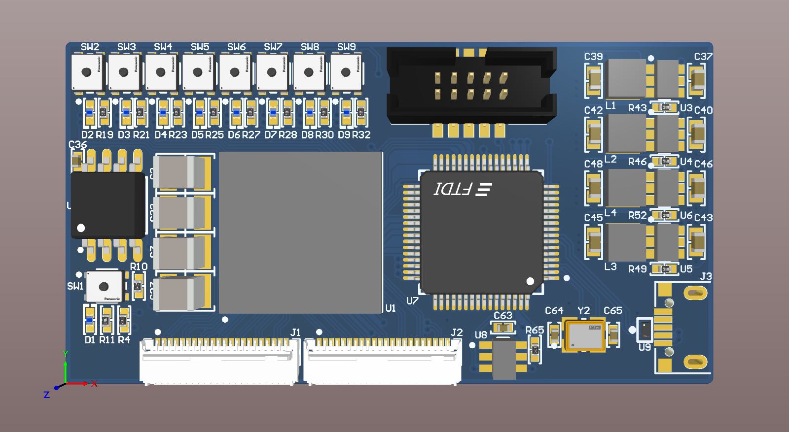 Spartan 7 - single sided PCB layout